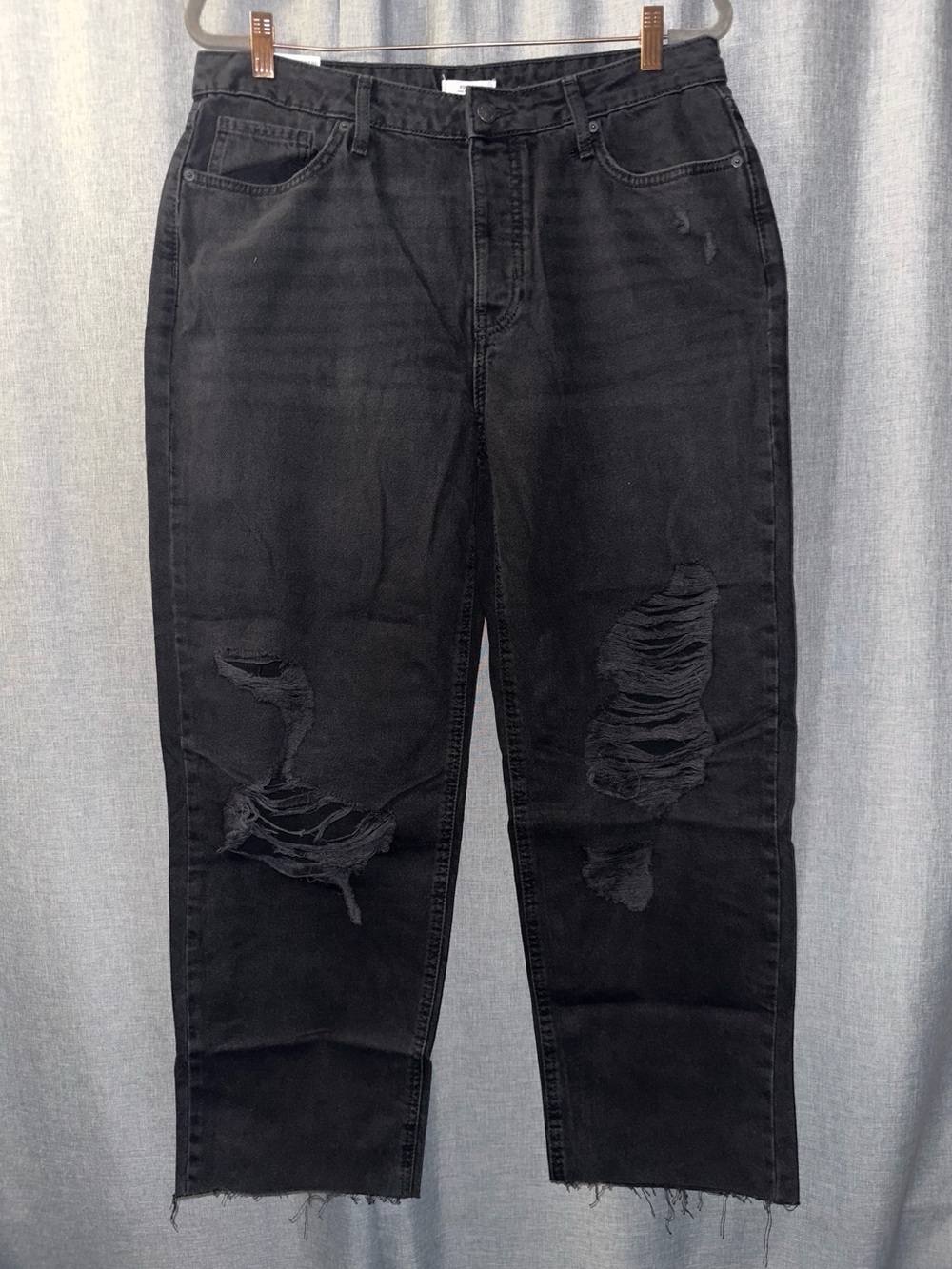 Forever 21 Boyfriend Distressed Denim Pants